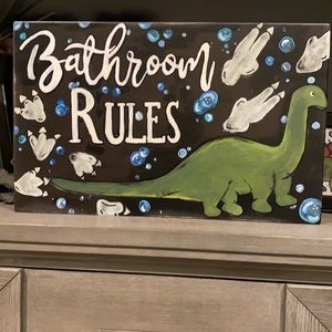 Kids Dinosaur Theme Wall Decor